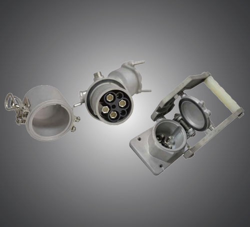 Conector de alimentação elétrica - JL01/11 Series - JIANGSU JIANLONG ELECTRICAL CO.,LTD - reto / cotovelo / fêmea