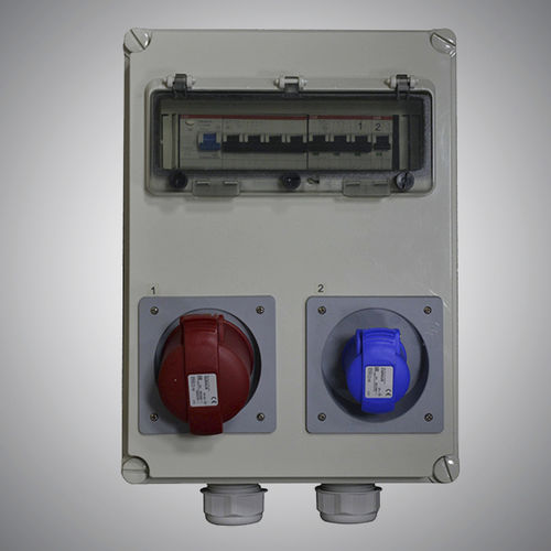 Quadro elétrico de distribuição - JIANGSU JIANLONG ELECTRICAL CO.,LTD - de parede / metálico / com tomada elétrica