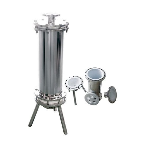Carcaça de filtro bolsa - SSFH series - Membrane Solutions LLC - para líquidos / em aço inoxidável