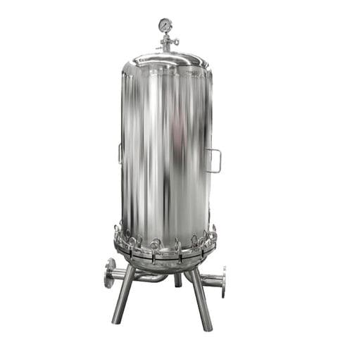 Carcaça de filtro de cartucho - LMH series  - Membrane Solutions LLC - para líquidos / em aço inoxidável / sanitária