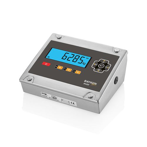 Indicador de peso com display LCD - BX22S - BAYKON Industrial Weighing Systems - de parede / para ambiente úmido / IP67