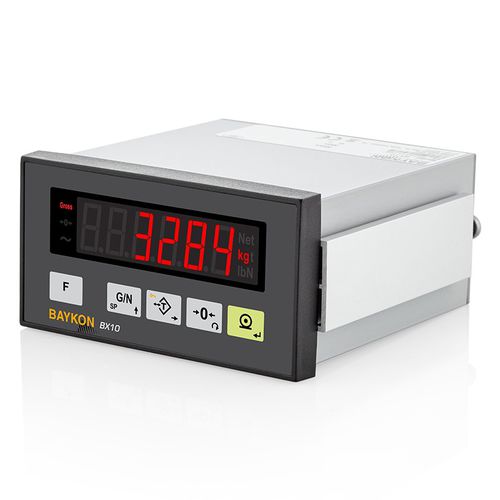 Terminal de pesagem digitais - BX10 - BAYKON Industrial Weighing Systems - com display LED / embutido / em aço inoxidável