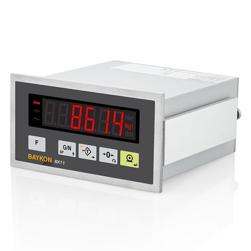 Indicador de peso com display LED - BX11 - BAYKON Industrial Weighing Systems - embutido / para ambientes agressivos / Ethernet