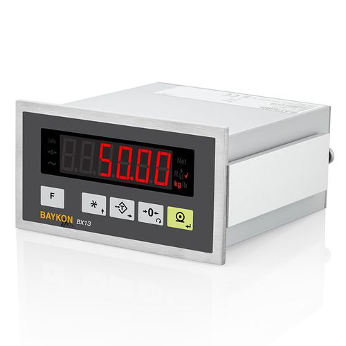 Indicador/controlador de pesagem digital - BX13 - BAYKON Industrial Weighing Systems - para montagem em painel