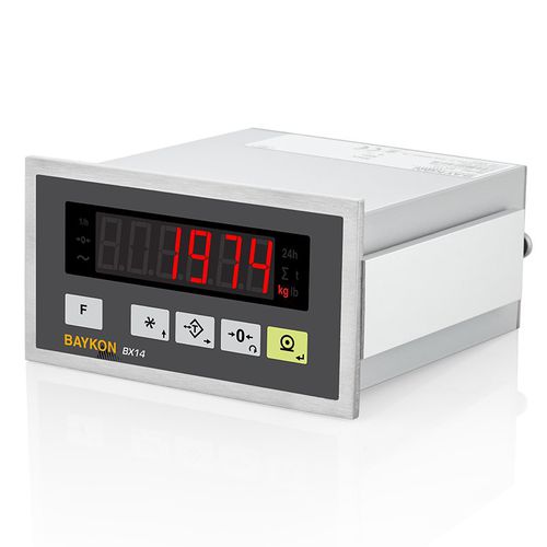 Indicador/controlador de pesagem digital - BX14  - BAYKON Industrial Weighing Systems - de batelada / IP65 / para montagem em painel