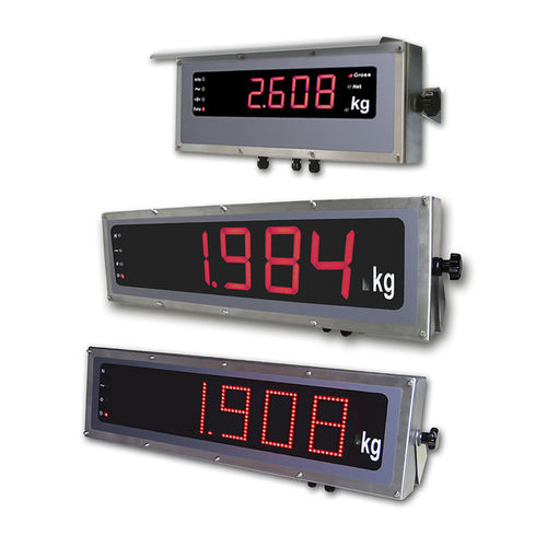 Display de LED - RX57 & RX100/S Remote Displays - BAYKON Industrial Weighing Systems - de 6 dígitos / remoto / para mediçãodo nível de reservatórios