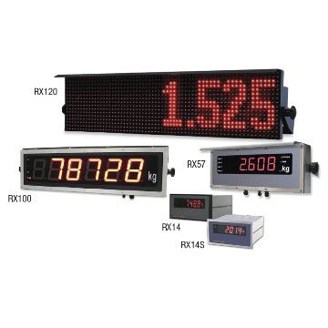 Indicador de peso remoto - RX series Remote Displays - BAYKON Industrial Weighing Systems - com display LED / embutido / IP65