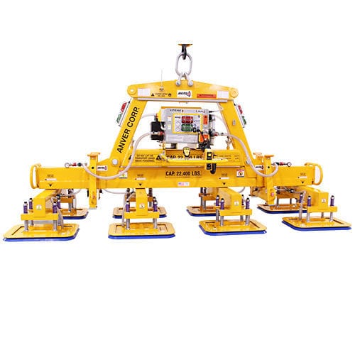 Balancim com ventosas cruzado - LG2560M8 series - ANVER Vacuum System Specialists - com armação / para chapa / para placas