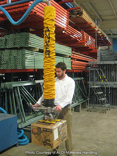 Tubo de elevação para caixas de papelão - VT140-2.5 - ANVER Vacuum System Specialists