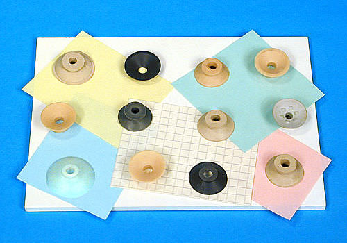 Ventosa plana - SUF series - ANVER Vacuum System Specialists - em silicone / em borracha / para a indústria do papel