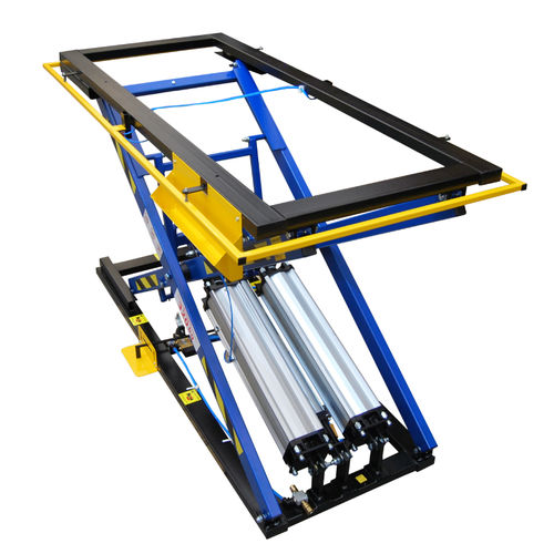 Mesa elevatória tipo tesoura - ST-3/HDKRB - REXEL - pneumática / estacionária / de carregamento