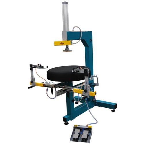 Prensa pneumática - PDK-2/PDS - REXEL - de conformação / para estofos / com mesa giratória