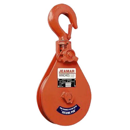 Roldana de abertura em V - SB/HB series - Jeamar Winches - de roda livre / para cabos / em aço
