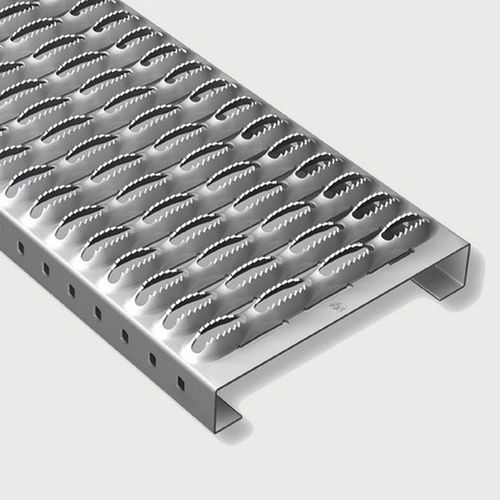 Grade de piso metálica - R10, R13, 2.0 - 3.0 mm | Stabil - Graepel - dentada