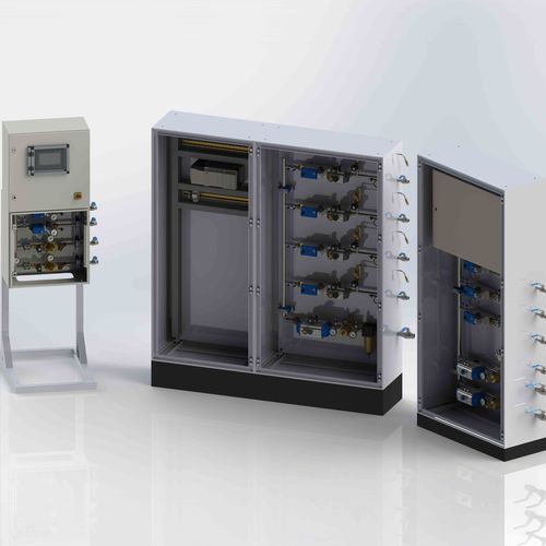 Sistema de regulação de gás para purga de panela - FCTechnik - Gas Control Systems - flox[on] MFC - automático