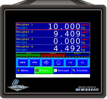 Controlador de pesagem multicanal - FLEX Multichannel - PENKO Engineering B.V.
