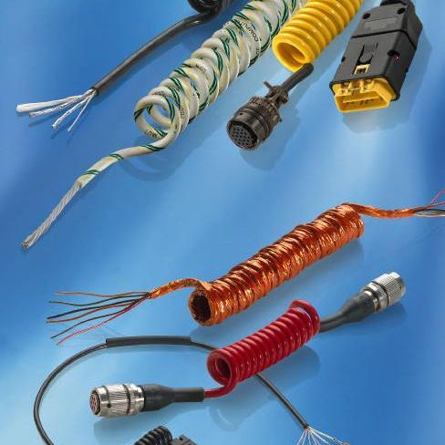 Cabo de dados - Axospiral®  - Axon Cable - isolado / resistente a óleo / blindado