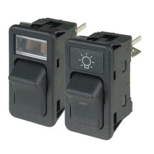Chave gangorra - 8064 series - Eaton Commercial Controls - unipolar / com iluminação LED / em material plástico