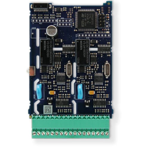Placa de entrada com 2 entradas analógicas - IN.08 - Orbit Merret s.r.o. - para extensômetro / plug-in