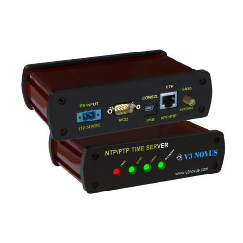 Servidor de tempo NTP - Safesync Lite - V3Novus Pvt Ltd - SNMP / GPS / GNSS