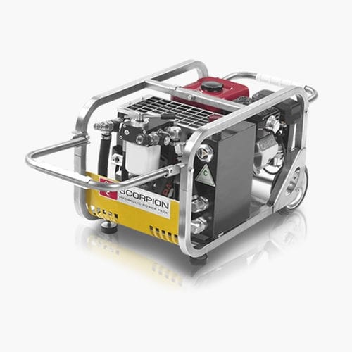 Unidade hidráulica com motor de combustão - SCORPION - DOA Hydraulic Tools Srl - de óleo / de elevação / máquina