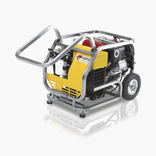 Unidade hidráulica com motor de combustão - Super Aspid B  - DOA Hydraulic Tools Srl - com rodas