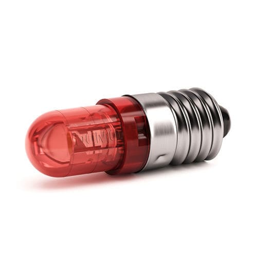 Lâmpada de LED - E10 - DOMO - 230 Vca / 130 Vca / 12 Vca