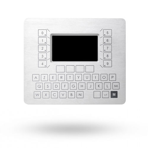 Teclado 42 teclas - TBD - Stern Engineering Ltd. - embutido / piezoelétrico / industrial