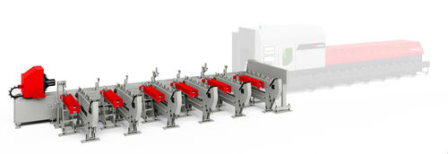 Sistema de carregamento para tubos - TCI CUTTING - semiautomático / automático
