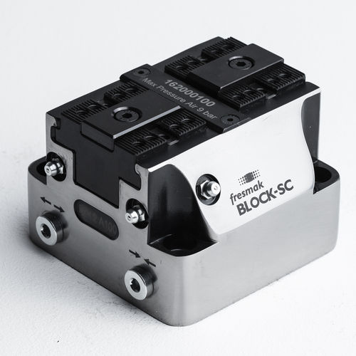 Torno para máquina-ferramenta - BLOCK-SC 100 - Fresmak - pneumática / autocentrante