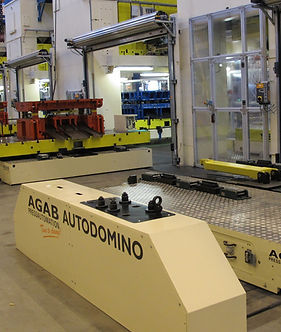AGV de movimentação - WG DOMINO - AGAB Pressautomation AB - para cargas pesadas / para armazém / elétrico