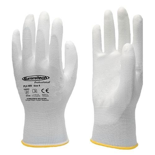 Luva de movimentação - PL6 WH - Sumirubber Malaysia Sdn. Bhd. - industrial / resistente à abrasão / em PU
