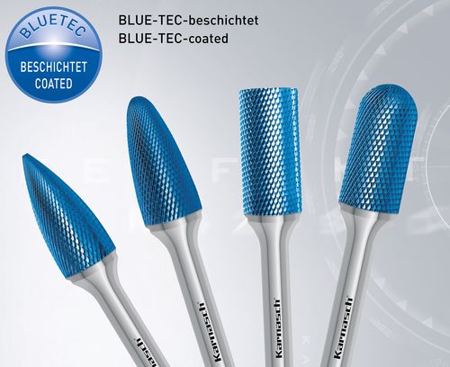 Fresa de topo - Blue-Tec  - Karnasch Professional Tools GmbH - inteiriça / lima / em carboneto de tungsténio
