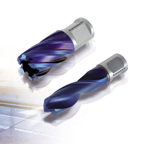 Broca anular revestida - BLUE-DRILL LINE series, GOLD-DRILL LINE, SILVER-DRILL LINE - Karnasch Professional Tools GmbH - HSS / Weldon