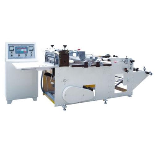 Máquina de corte com faca - Zhejiang Deguang Machinery Co. , Ltd. - para filme plástico / com controle digital / seladora