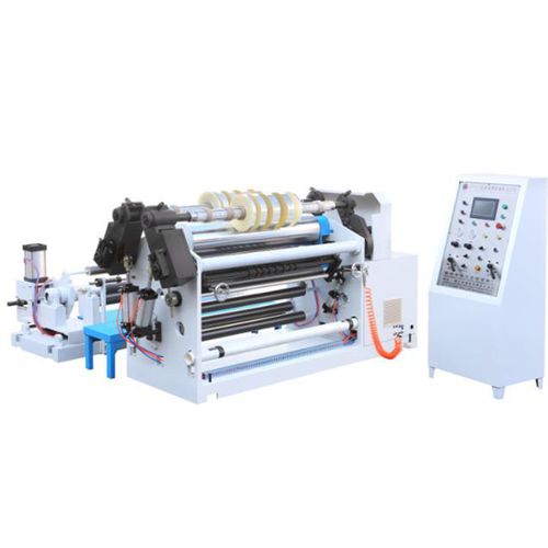 Rebobinadeira-cortadeira longitudinal para papel - QFJ series - Zhejiang Deguang Machinery Co. , Ltd. - para filme plástico / para folha de alumínio