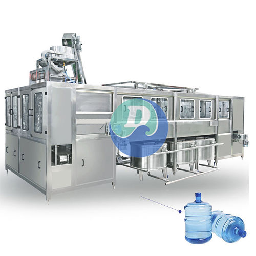 Envasadora/tampadora automática - Shine Dew Water Equipment Co.,Ltd. - de frascos / linear / por peso