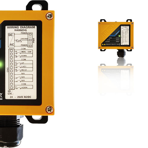 Receptor para controle remoto via rádio - H-C2P - Juuko Italy - sem fio / frequência dupla / industrial