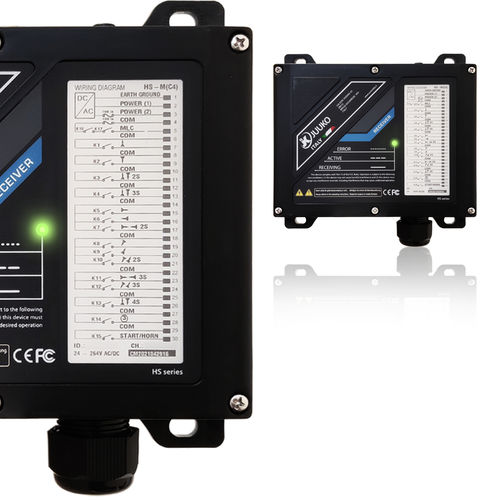 Receptor para controle remoto via rádio - HS BLACK - Juuko Italy - sem fio / frequência dupla / industrial