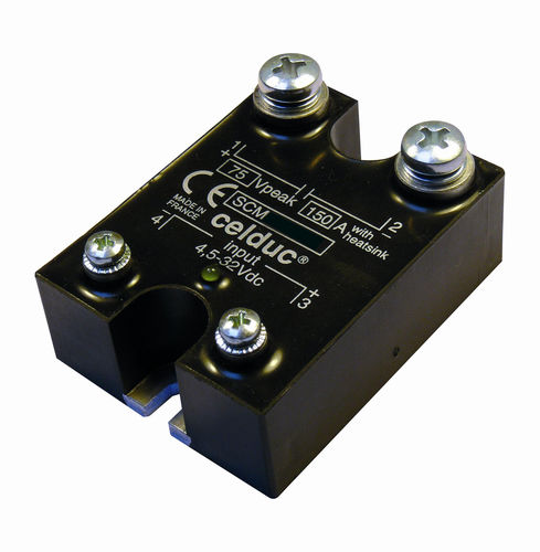 Relé de estado sólido monofásico - SCM series - celduc relais - para montagem em painel / de potência / de MOSFET