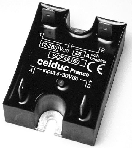 Relé de estado sólido monofásico - SCF series - celduc relais - de potência