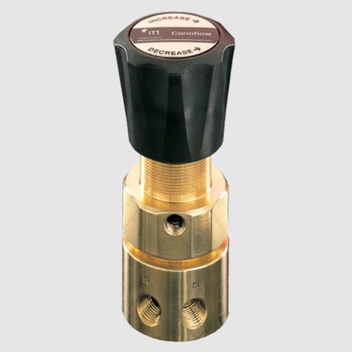 Regulador de pressão para gás - HP400 - Conoflow - de pistão / de simples estágio / de alta pressão