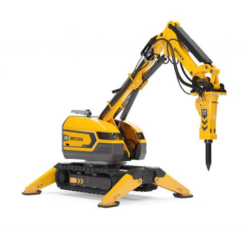 Robô de demolição com controle remoto - Brokk 300+ - Brokk