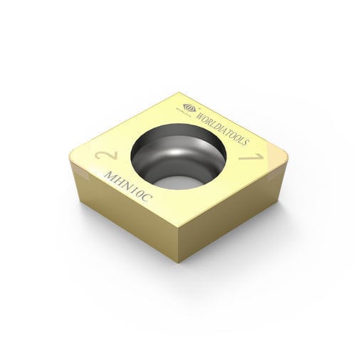 Pastilha de corte de torneamento - CCGW 09T304 - Beijing Worldia Diamond Tools Co., Ltd - PCBN / para aço temperado / com revestimento