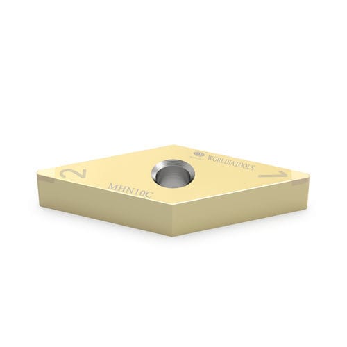 Pastilha de corte de torneamento - VNGA 160402 - Beijing Worldia Diamond Tools Co., Ltd - CBN / para aço temperado / com revestimento