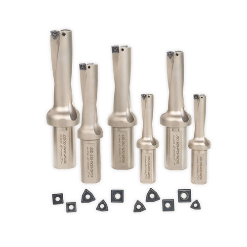 Broca com pastilhas de corte - SPMG/WCMT Series - Beijing Worldia Diamond Tools Co., Ltd - universal / para ferro fundido / para aço inoxidável