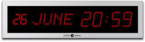 Relógio digital - LEDICA® 7.M - GORGY TIMING - de LED / para ambiente interno / sincronizado
