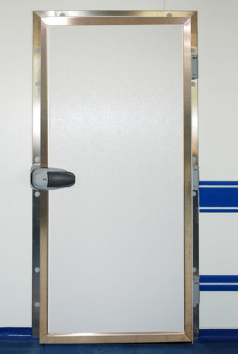 Porta com dobradiças - DAGARD - em aço inoxidável / de alumínio / para ambiente interno