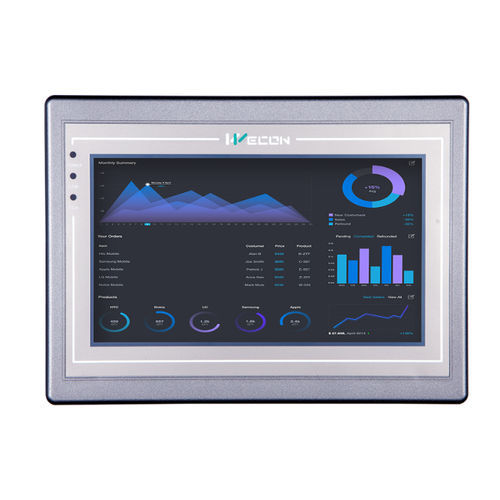 IHM com touch screen - PI3102i-2S  - Wecon Technology Co.Ltd - embutida / 1024 x 600 / com retroiluminação LED