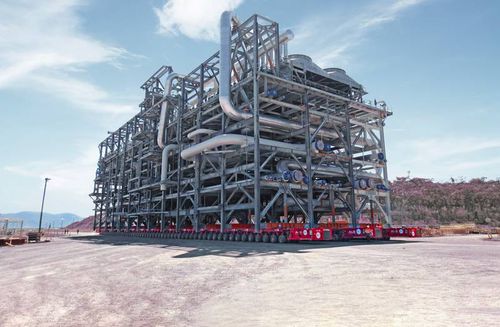 Carro de transferência motorizado mais de 6 eixos - SPMT series - SCHEUERLE Fahrzeugfabrik GmbH - para cargas pesadas / modular
